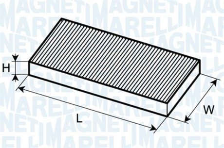 Фильтр, воздух во внутренном пространстве MAGNETI MARELLI 350203061050