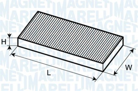 Фильтр, воздух во внутренном пространстве MAGNETI MARELLI 350203064170 (фото 1)