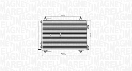 Радіатор кондиціонера MAGNETI MARELLI 350203916000