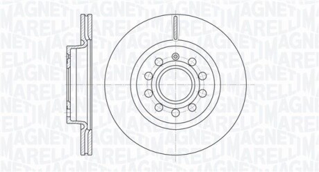 Тормозной диск MAGNETI MARELLI 361302040152