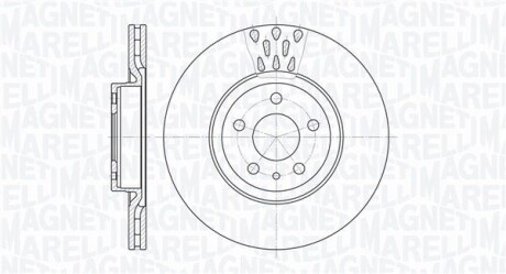 Тормозной диск MAGNETI MARELLI 361302040258