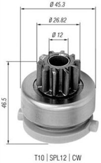 Ведущая шестерня, стартер MAGNETI MARELLI 940113020439