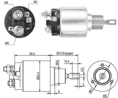 Реле втягуюче стартера MAGNETI MARELLI 940113050461