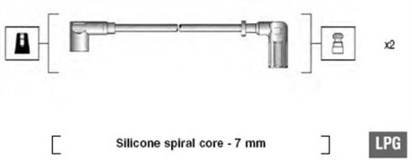 Комплект проводов зажигания MAGNETI MARELLI 941095670606