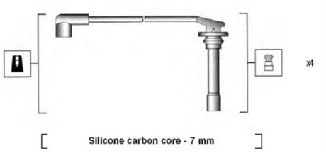 Комплект проводов зажигания MAGNETI MARELLI 941255070817