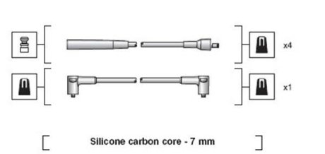 Комплект проводов зажигания MAGNETI MARELLI 941318111251