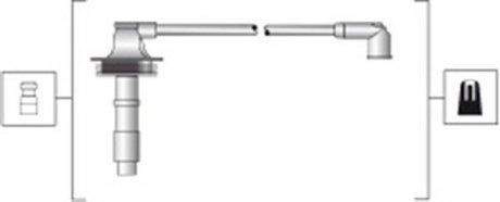 Комплект проводов зажигания MAGNETI MARELLI 941318111279 (фото 1)