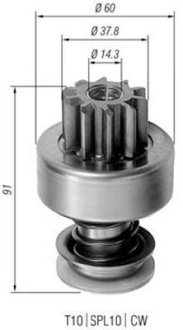 Стартер MAGNETI MARELLI AMB0153