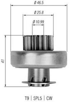 Стартер MAGNETI MARELLI AMB0324