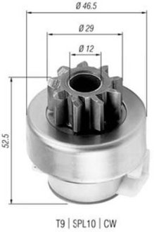 Стартер MAGNETI MARELLI AMB0325