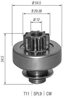 Стартер MAGNETI MARELLI AMB0347