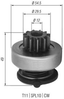 Стартер MAGNETI MARELLI AMB0352 (фото 1)