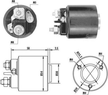 Стартер MAGNETI MARELLI AME0059 (фото 1)