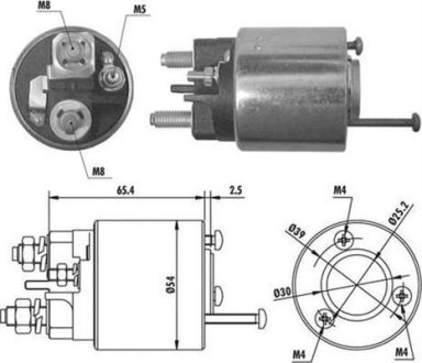 Стартер MAGNETI MARELLI AME0066 (фото 1)