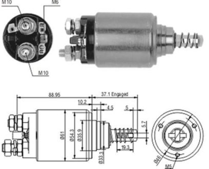 Стартер MAGNETI MARELLI AME0186