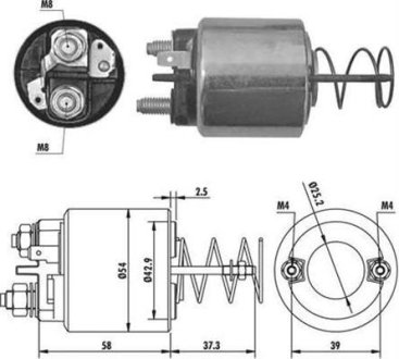 Стартер MAGNETI MARELLI AME0386