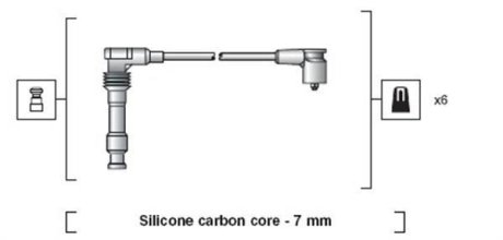 Провод зажигания MAGNETI MARELLI MSK1050