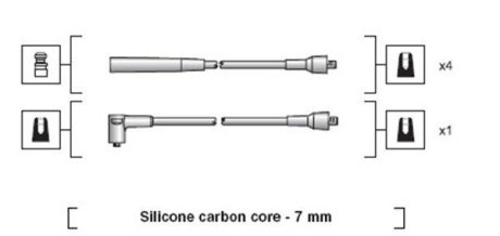 Провод зажигания MAGNETI MARELLI MSK1249