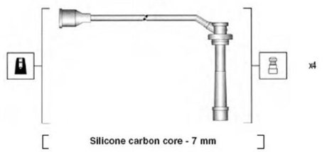 Провод зажигания MAGNETI MARELLI MSK846