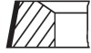 Кільця (1cyl) MB 87.5 (2.5/2/3)OM601/OM602/OM603 MAHLE / KNECHT 002 93 N2 (фото 2)