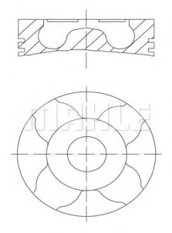 Поршень Combo 1.3CDTi 04- (70mm) MAHLE / KNECHT 010 04 04 (фото 1)