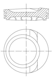 Поршень MAHLE / KNECHT 03068 01 (фото 1)