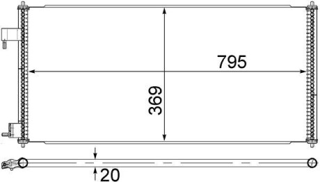 Конденсатор MAHLE / KNECHT AC 689 000S