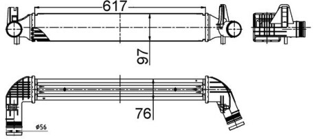 Інтеркулер MAHLE / KNECHT CI 516 000S