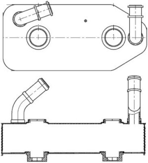 Масляний радiатор MAHLE / KNECHT CLC 178 000S (фото 1)