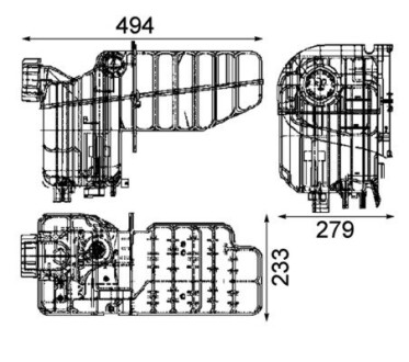 Розширювальний бачок MAHLE / KNECHT CRT 53 000S