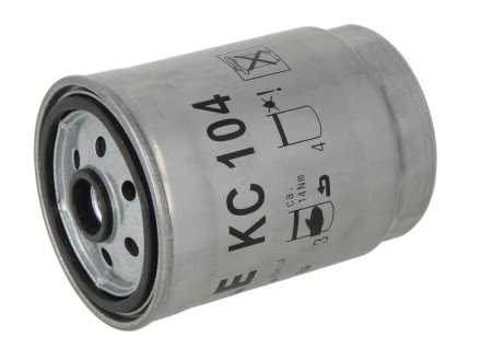 Фільтр паливний MAHLE / KNECHT KC 104