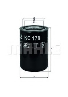 Паливний фільтр MAHLE / KNECHT KC178