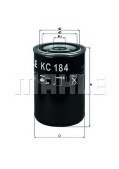 Топливный фильтр MAHLE / KNECHT KC184