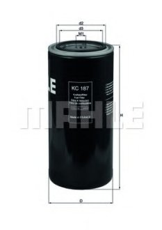 Топливный фильтр MAHLE / KNECHT KC187