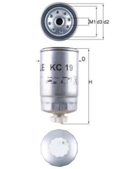 Топливный фильтр MAHLE / KNECHT KC19