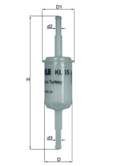 Топливный фильтр MAHLE / KNECHT KL15 (фото 1)