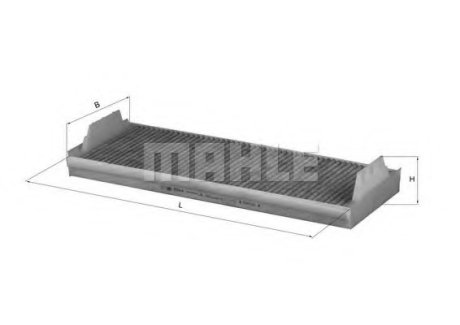 Фiльтр салону MAHLE / KNECHT LAK154