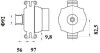 Генератор MAHLE / KNECHT MG 799 (фото 2)