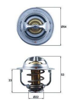 Термостат MAHLE / KNECHT TX17989D (фото 1)