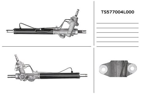 Рейка рульова HYUNDAI MANDO TS577004L000