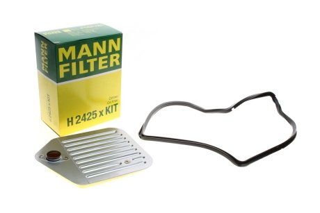 Комплект гідравлічного фільтра АКПП MANN H 2425 X KIT (фото 1)