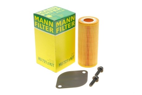 Комплект гідравлічного фільтра АКПП MANN HU 721 Z KIT
