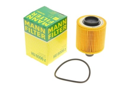 Фильтрующий элемент масляного фильтра MANN HU 8006 Z (фото 1)