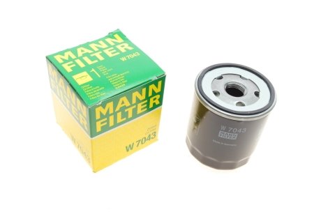 Фільтр оливи MANN W 7043 (фото 1)