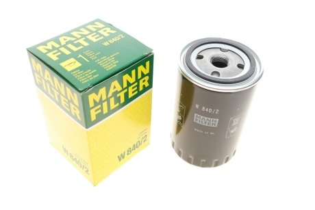 Фільтр масляний двигуна (вир-во) MANN W 840/2