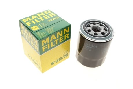 Фільтр оливи MANN W 930/26 (фото 1)
