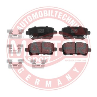 Гальмівні колодки дискові зад. Opel Insignia 08-/Saab 9-5 10- MASTER SPORT 13046027582N-SET-MS