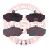 Тормозные колодки передние (16 мм) Seat Arosa,Cordoba,Ibiza,VW Caddy,Polo,Golf MASTER SPORT 13046028212N-SET-MS (фото 1)