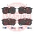 Тормозные колодки задние (14.5mm) Ford Focus 98- (Lucas) MASTER SPORT 13046028352N-SET-MS (фото 2)