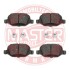 Тормозные колодки задние ALFA ROMEO ALFA 147, ALFA 156 LANCIA DEDRA, LYBRA MASTER SPORT 13046028672N-SET-MS (фото 1)